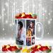 Presley King of Rock n Roll Personalised Music Icon Mug with Choice of Sweets Gift - Buy Online on GoSupps.com