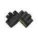 Kutook fitness gloves strength training with train help slippers silicone breathable weightlifting gloves training gloves men women for gym strength sport sport cross training black s black
