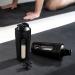 Navaris Stainless Steel Protein Shaker Bottle - 750ml Fitness Cup for Protein Shakes - Durable Sport Drinking Bottle for Training - Black (1 Pack) - Buy Online on GoSupps.com