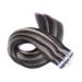 Tape In Hair Extensions - #1B/Gray - 40cm 30 Bricks 100% Remy Real Hair - Adhesive Tressen by Novon Hair Extensions - International Shipping Available - Buy Online on GoSupps.com
