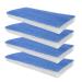 Master Airbrush Hobby Airbrush Spray Booth Filter Set Fits Master Paasche Sky Enterprise Airhobby and Many Others. (Pack of 4)
