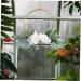 Zerodeko 3pcs Wrought Iron Gate Hanging Wreath Metal Signs Easter Spring Wall Wedding Wreath Wall Wreath Geometric Flower Wreaths for Wall Decoration Iron Craft Roses Props White - Buy Online on GoSupps.com
