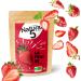 NATURAL5 - Poudre Compl ment Alimentaire Fraise Bio 120g - Vitamine C Magn sium & Fibres - Immunit & Digestion - Vegan Sans Sucre 0 Additifs - Bio FR & Fabriqu en France - Sachet 120g - Buy Online on GoSupps.com