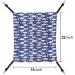 Petmolico Cat Hanging Hammock Bed - Adjustable Strap, Reversible Double-Sided Design - Large Blue Fish Pattern - Ideal for Cats, Kittens, Small Dogs & Other Small Pets - Buy Online on GoSupps.com