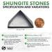 Authentic 50mm Shungite Pyramid - Polished Chakra Energy Healing Crystal for Meditation Reiki & Home Office Protection - Buy Online on GoSupps.com