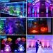 Daphomeu Underwater RGB Lights with Remote Control - Waterproof Battery-Operated Pool & Spa Decor - Multi-Color Change for Aquarium Pond Party (4 Pack) - Buy Online on GoSupps.com