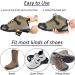 XX-Large Ice Cleats for Women Men - Non-Slip Snow Crampons 10 Studs - Buy Online on GoSupps.com