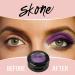 Skone Cosmetics Gems Eyeshadow- Highly Pigmented Longwear Eye Makeup in Purple with Pro Shimmery Finish - Ultra-Blendable Single Eyeshadow, Slightly Shimmer Shades - Flowers - Buy Online on GoSupps.com