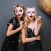 Buy Luxshiny 15-Piece DIY White Cat Masks with Straps | Paintable Masquerade Masks for Party Fun - International Shipping Available - Buy Online on GoSupps.com