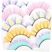 Beaupretty 5 Pairs colored false eyelashes cat eye eyelashes fluffy Makeup Eye Lashes fluffy eyelashes extensions drag queen false lashes Imitation natural Miss do it yourself - Buy Online on GoSupps.com