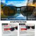 Shop OCCI CHIARI Retro Oversized Reading Sunglasses for Men - Stylish Full Lens Sun Readers from 1.0 to 3.5 - Black & Transparent - Buy Online on GoSupps.com
