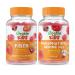 Lifeable Prebiotic Fiber Kids + Phosphatidylserine (PS) Kids Gummies Bundle - Great Tasting Vitamin Supplement Gluten Free GMO Free Chewable Gummy