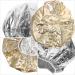 Lot de 4 Bonnets en Aluminium pour Soins Capillaires Isolation Thermique 28 CM 2 Argent s 2 Dor s Bonnets de Profond pour Coloration et Soin en Salon de Coiffure - Buy Online on GoSupps.com