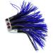 Daisy Chain Trolling Fishing Lure Teaser for Mahi, Tuna, Wahoo | 6.5 inch Black/Purple - Buy Online on GoSupps.com