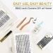 BQ Lash Single Eyelash Clusters - 72 Colored DIY Eyelash Extensions (12mm) for Home Use - B07 B02 B09 Black Eyelashes - Buy Online on GoSupps.com