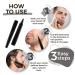 Beard Pencil Filler for Men - Waterproof & Easy to Apply - Micro Fork Tips - Black - Buy Online on GoSupps.com