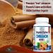 YUMMYVITE Organic Ceylon Cinnamon Tablets - 1000mg Antioxidant Supplement - 60 Tablets - Buy Online on GoSupps.com
