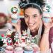 Christmas Cupcake Toppers Winter Cake Decorations Snowman Panda Penguin Cartoon Design Cake Toppers Picks for Winter Birthday Christmas Party Decoration Supplies (56pcs) - Buy Online on GoSupps.com