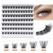 Lash Clusters 8-16mm Wispy Individual Eyelashes by Eefofnn - Natural Look Mink D Curl Fluffy Cluster Lashes for DIY Extensions - Buy Online on GoSupps.com