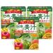 FINE JAPAN Green Aojiru Powder with Fruits and Nattokinase Powder Juice & Smoothie Mix Supports Digestion and Energy (154 gr/5.4 oz/30 Packets) Set of 3
