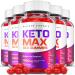 (5 Pack) Keto Max ACV Gummies - Official Formula Vegan - Keto Max Gummies ACV with Apple Cider Vinegar 1000 mg Gummy Vitamin B12 Beet Root Juice Pomegranate Juice Ketomax Gummies (300 Gummies)