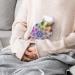 Peacock Feathers Hot Water Bottle - Colorful Rubber Pain Relief Bag for Cramps & Foot Warmer - Hot & Cold Therapy - Buy Online on GoSupps.com