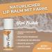 Hipi Soft Tinted Bronze Nude Lip Balm - 100% Natural Cosmetics Made in Germany - 6ml Colorful Lip Care in Pump Dispenser - Buy Online on GoSupps.com