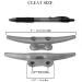 QPURO 6 Inch Galvanized Cast Iron Dock Cleat - Rope Cleat - 5-Pack Boat Dock Cleats for Marine, Deck, Nautical Decor - Buy Online on GoSupps.com