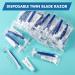 50 Sets Disposable Razors in Bulk - Twin Blade Razors with Shaving Cream | Individually Wrapped for Men & Women | Perfect for Homeless Hotels Shelters & Travel - Buy Online on GoSupps.com