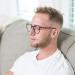 Switzerland Blue Light Blocking Round Tortoiseshell Glasses TR1832-7 for Dyslexia, Migraine | Anti Glare Round Glasses for Men and Women - Buy Online on GoSupps.com