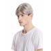 Men's Fashionable Grey Short Wig - WIG ME UP GFW994-51 | Stylish Light Grey & Black Short-Haired Wig for International Shipping - Buy Online on GoSupps.com