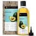 Soulflower Avocado Oil for Hair & Skin Moisturizing Made from All Natural Vegan Cruelty Free Premium Avocados Free of Paraben Silicone Sulfate 100% Avocado 6.77 Fl Oz/ 200ml Coldpressed Avocado Hair Oil 6.77 Fl Oz (Pack of 1)