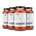 Carbone Pasta Sauce Variety Pack of Arrabbiata, Marinara, Tomato Basil, and Roasted Garlic | Tomato Sauce Made with Fresh & All-Natural Ingredients | Non GMO, Vegan, Gluten Free, Low Carb Pasta Sauce | 24 Fl Oz (Pack of 4)…