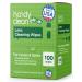 HandyClean Lens and Glass Cleaning Wipes Box of 100ct Pre-Moistened Quick-Drying Wipes for Eyeglasses, Cameras, Cell Phone Screens, Conveniently Fits in Purses, Pockets, or Carry-ons
