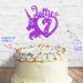Cakeshop Cake Decoration Pack | Unicorn Heart Premium Double Sided Glitter Card Cake Topper Sign & 25g Party Pack of Cake Sugar Sprinkles | Custom Name & Age Cake Decorations (Purple) Non-Prime Glitter Card: Purple - Buy Online on GoSupps.com