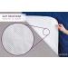 Eco-Tex Certified Protective Film for Double Bed | Non-Slip Absorbent 2L Bed Sheet for Incontinence & Bedwetting Navy Blue - Buy Online on GoSupps.com