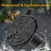 BOEESPAT Ceramic Heat Emitter 150W 2-Pack Reptile Heat Lamp Bulb for Pet Brooder - Black - Buy Online on GoSupps.com