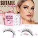 Buy Wispy Self Adhesive Eyelashes - Reusable Natural Look False Lashes | 3 Pairs with Tweezers by Geeneiya - International Shipping Available - Buy Online on GoSupps.com