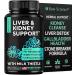 Liver Cleanse Detox & Repair - Milk Thistle Dandelion Root Choline Beetroot Chanca Piedra Artichoke Extract Turmeric - Liver Health Gallbladder Cleanse & Kidney Support Supplement - 60 Capsules