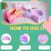 WSYUB Spa Headband | Makeup Bow Headband for Washing Face | Fuzzy Gradient Headbands for Teen Girls & Women | Skincare Hair Bands in Purple Pink & White - Buy Online on GoSupps.com