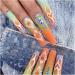 Nail art patches beautiful and fashionable nail patches finger decorations cosmetics and decorative products long nails for hot girls with diamonds gradient camellia nail patches finished fake n Bks1936 Gradient Flame Armor Piece - Buy Online on GoSupps.com