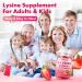 L-Lysine 1000mg Gummies Chewable Lysine Supplement for Adults & Kids Immune Support Essential Amino Acid Vegetarian Non-GMO Sugar-Free Gluten Free Strawberry Flavor 60 Counts 60 Count (Pack of 1) - Buy Online on GoSupps.com