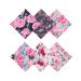 6PCS Thickened Glasses Cleaning Cloth Elegant Flower Design Microfiber Cleaning Cloth Multi-Colored Eyeglass Lens Cleaning Cloths Soft Wipes for Reusable Eyeglass and Phone Screens 6.3 x 6.3 inches