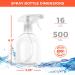 16oz Clear Plastic Spray Bottle with Stream and Mist Settings - Haircuts, Water Plants, Cleaning, Cooking, Auto Detailing, Grilling, Disinfectant - alpree 1 Count - Buy Online on GoSupps.com