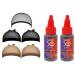 IGS 5 pack Wig Caps Black Mesh Cap Black Wig Cap Brown Wig Cap (Including Salon Pro 30 Second Bonding Glue 2 Pack-1 oz each) Hair Extension Styling Wig Making Bonding Adhesive Glue Kit