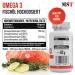 MST Omega 3 triglyceride 75 high dose 1000 mg fish oil per capsule 750 mg omega 3 fatty acids EPA + DHA better bioavailability pure & laboratory tested 180 capsules - Buy Online on GoSupps.com