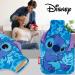 Disney Stitch Hot Water Bottle with Fleece Cover - 1.7 or 2 Litre Capacity Rubber Hot Water Bag - Cosy Gifts for Women in Blue - Buy Online on GoSupps.com