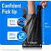 PWgoods Dog Poo Bags | 200 Pack | 33% Thicker & 25% Larger Dog Poop Bags with Tie Handles | 100% Leak Proof | Odor Free Pet Waste Disposal Bags | Discreet Opaque Black | Large Poo Bags Dogs - Buy Online on GoSupps.com
