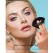 NIACONN Soft Velour Triangle Powder Puff Set with Reusable Makeup Setting Puffs - Black (4pcs) - Buy Online on GoSupps.com