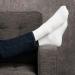 EvoNation Men's Knee High 30-40 mmHg Compression Socks - Extra Firm Pressure - White - Large - International Shipping Available - Buy Online on GoSupps.com